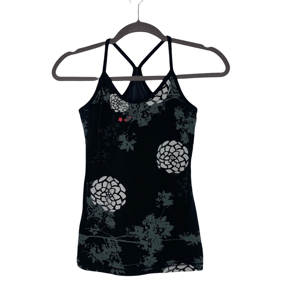 Lululemon Athletica Power Y Floral Tank